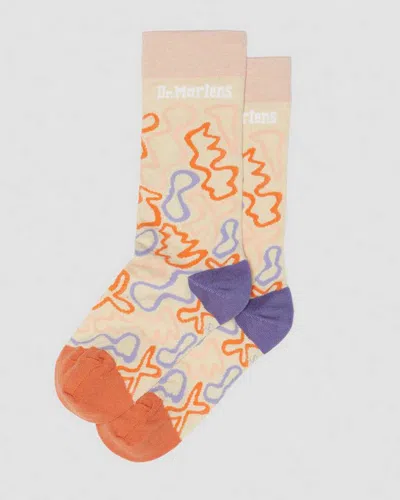 Dr. Martens Soundwaves Cotton Blend Socks In Multi