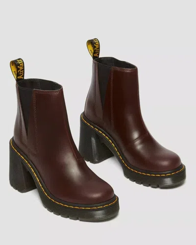Dr. Martens Spence 31756201 Boots Womens Brown Flared Heel Chelsea Rhs9082
