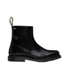 Dr. Martens' Square-toed Ankle Boots In Black
