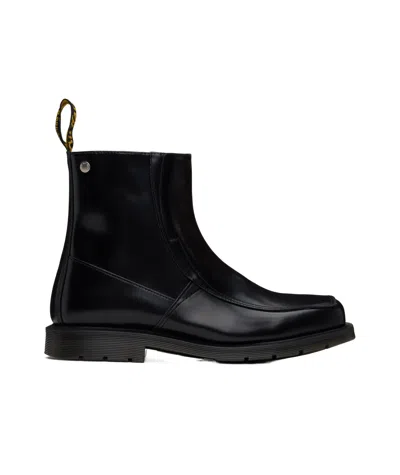 Dr. Martens' Square-toed Ankle Boots In Black