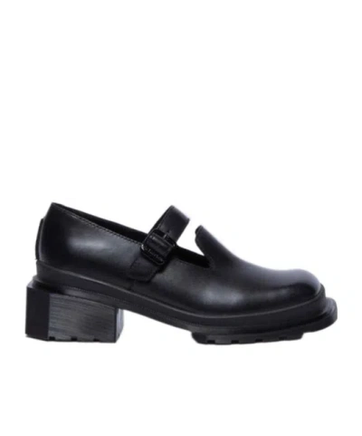 Dr. Martens Maybole Square Toe Leather Mary Jane Shoes In Black Wanama