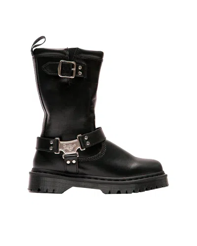 Dr. Martens Stivali Alti Biker Anistone Hi Black