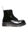 Dr. Martens' Strap-up Martin Boots In Black