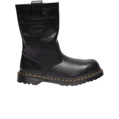 Pre-owned Dr. Martens Stussy X 2295 Decon Biker Boot 'black'