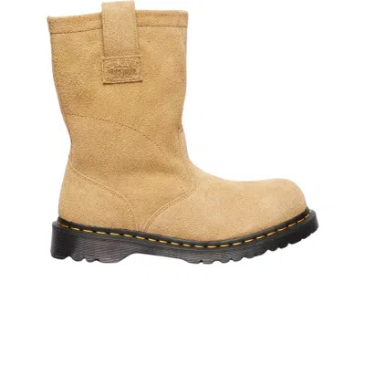 Pre-owned Dr. Martens Stussy X 2295 Decon Biker Boot 'sand' In Brown