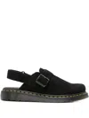 Dr. Martens' Suede Flat Mules