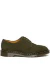 Dr. Martens Suede Oxford Boots In Green