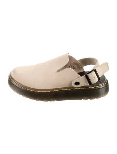Pre-owned Dr. Martens Suede Sneakers In Neutral