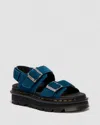 Dr. Martens' Suède Zebzag Wildleder Sandalen