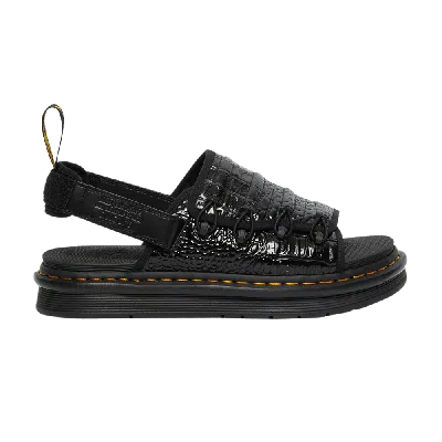 Pre-owned Dr. Martens Suicoke X Mura 'croco' In Black