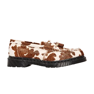 Pre-owned Dr. Martens' Supreme X Penton Tassel Loafer 'cow Print' In Brown