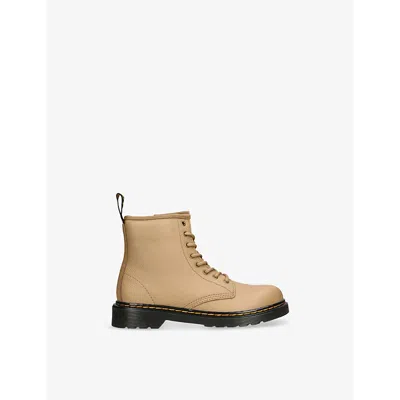 Dr. Martens' Tan Kids' 1460 Lace-up Smooth Leather Boots Eur 27 / 9 Uk