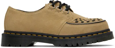 Dr. Martens Tan Ramsey Savannah Suede Derbys In Brown