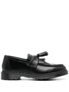 Dr. Martens Tassel-detail Leather Loafers In Black