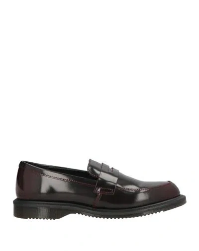 Dr. Martens Temara Arcadia Woman Loafers Burgundy Size 7 Leather