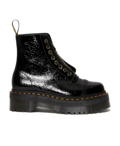 Dr. Martens' Thick-soled Short Boots In Black