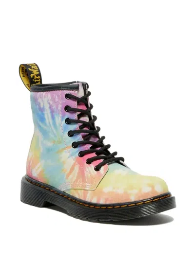 Dr. Martens Kids' Tie-dye Effect Zip Boots In Multi