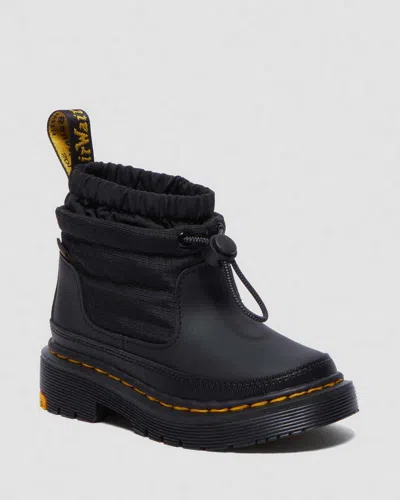 Dr. Martens' Toddler Cullen Fleece Lined Winter Boots In Black