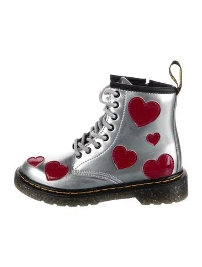Pre-owned Dr. Martens Babies' Toddler Girl's Boots In Green