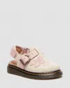 Dr. Martens' Toddler Jorgie Leather Mules In Pink