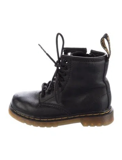 Pre-owned Dr. Martens Babies' Toddlers Girl's Ankle Boots In Black