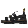 Dr. Martens' Dr. Martens Tract Pearson Wear-resistant Cozy Webbing Sports Unisex Black Sandals