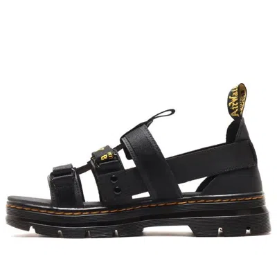 Dr. Martens' Dr. Martens Tract Pearson Wear-resistant Cozy Webbing Sports Unisex Black Sandals