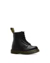 Dr. Martens Dr.martens 1460 Smooth Lace-up Combat Boots  Black Leather In Black
