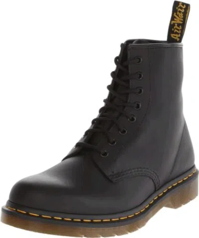 Pre-owned Dr. Martens Unisex-adult 1460 Black Greasy Leather Boot Combat