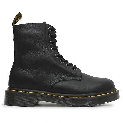 Pre-owned Dr. Martens Unisex Boots 1460 Pascal Casual Ankle Lace-up Ambassador Leather In Black Black