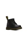 Dr. Martens' Unisex Brooklee Lace & Zip Up Boots - Baby In Black