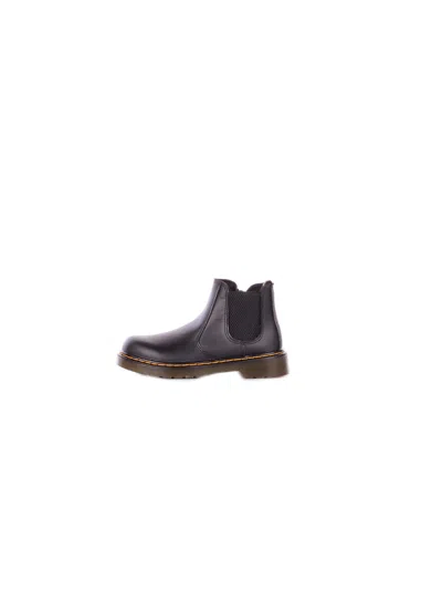 Dr. Martens Kids'  Unisex Junior Ankle Boots 16708001 Black 2976 J Black In Blue