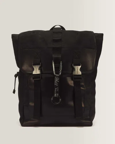 Dr. Martens Utility Waxed Canvas Backpack In Black