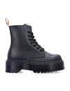 Dr. Martens Jadon Vegan Ii Mono Platform Boots In Black