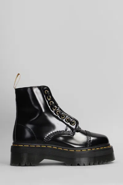 Dr. Martens' Dr. Martens Vegan Sinclair Combat Boots In Black