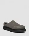 Dr. Martens' Taupe Vent Xx02 Mules In Gray
