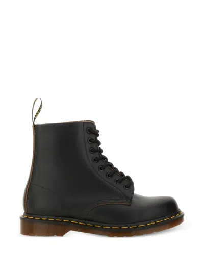 Dr. Martens Dr Martens 1460 Vintage Made In England Lace Up Boots In Black