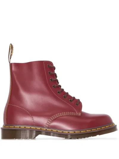 DR. MARTENS VINTAGE 1460 LEATHER ANKLE BOOTS