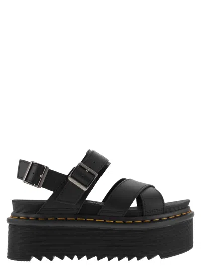 DR. MARTENS' VOSS II LEATHER SANDALS WITH STRAPS