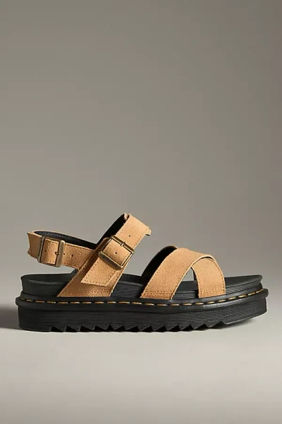 Dr. Martens' Voss Ii Leather-strap Sandals In Beige