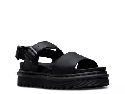 Dr. Martens Voss Platform Sandal In Black