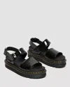 Dr. Martens' Vegan Voss Open-toe Sandals In Black