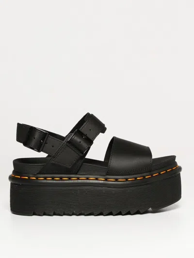 DR. MARTENS HEELED SANDAL DR. MARTENS WOMAN COLOR BLACK,383616002