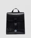Dr. Martens Wednesday Leather Mini Backpack In Black