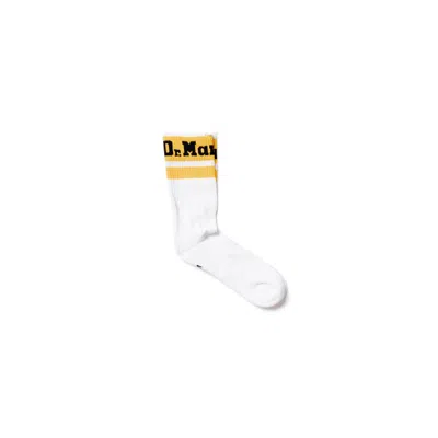 Dr. Martens' Dr. Martens White Cotton Men's Sock