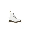 Dr. Martens' White Leather Boot
