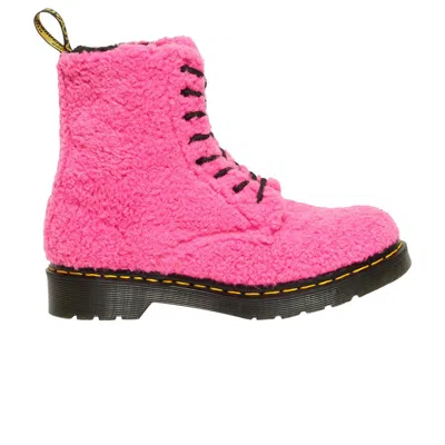 Pre-owned Dr. Martens' Dr. Martens Wmns 1460 Pascal Faux Shearling Boot 'pink' | Women's Size 7