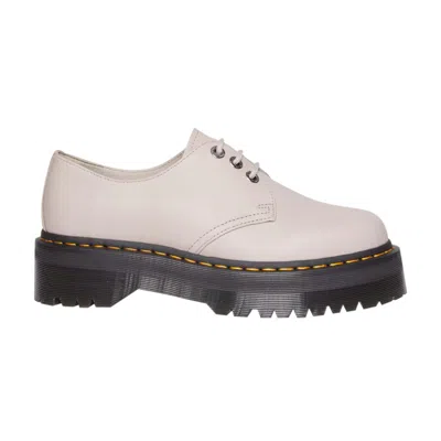 Pre-owned Dr. Martens' Dr. Martens Wmns 1461 2 Pisa Leather Platform 'vintage Taupe' | Cream | Women's Size 7