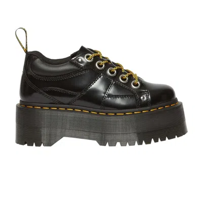 Pre-owned Dr. Martens' Wmns 5-eye Max Buttero Leather Platform 'black Buttero'