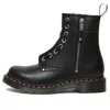 Dr. Martens' (wmns) Dr. Martens 1460 Double Zip Leather Lace Up Boots 'black'